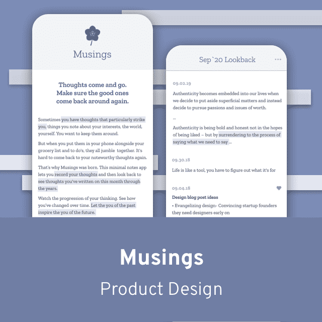 Musings Case Study