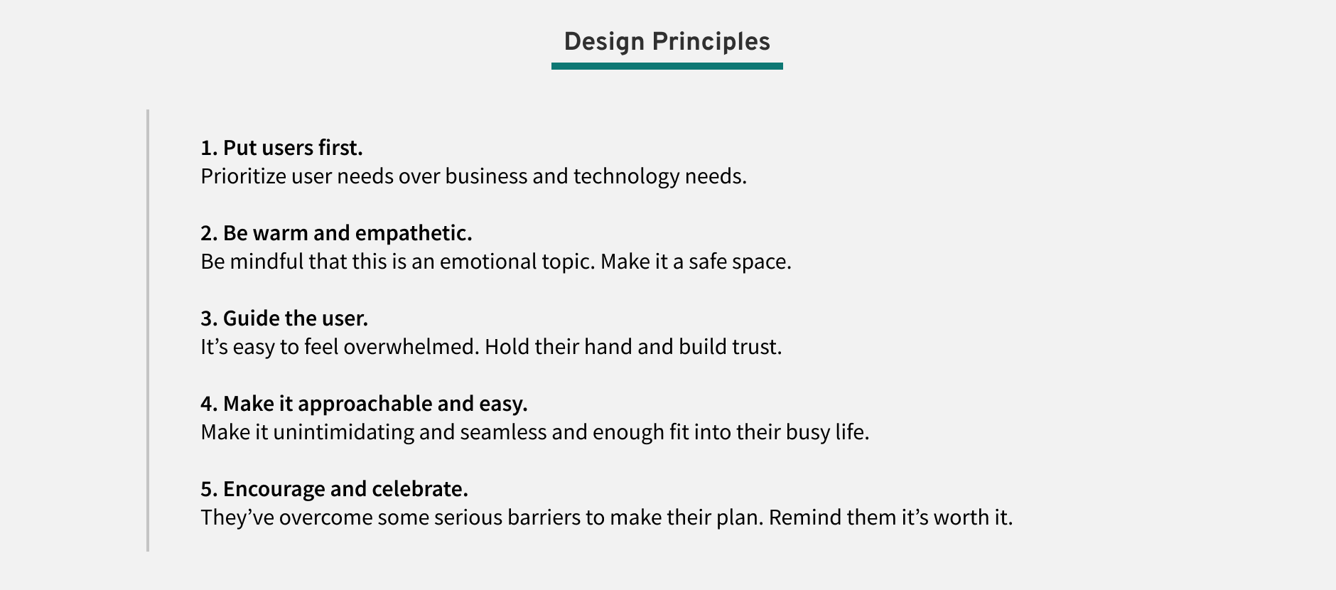 Design Principles